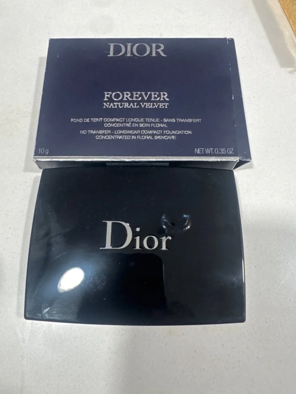 Dior Forever Natural Velvet Compact Foundation 4N Neutral 10g Longwear No Transf